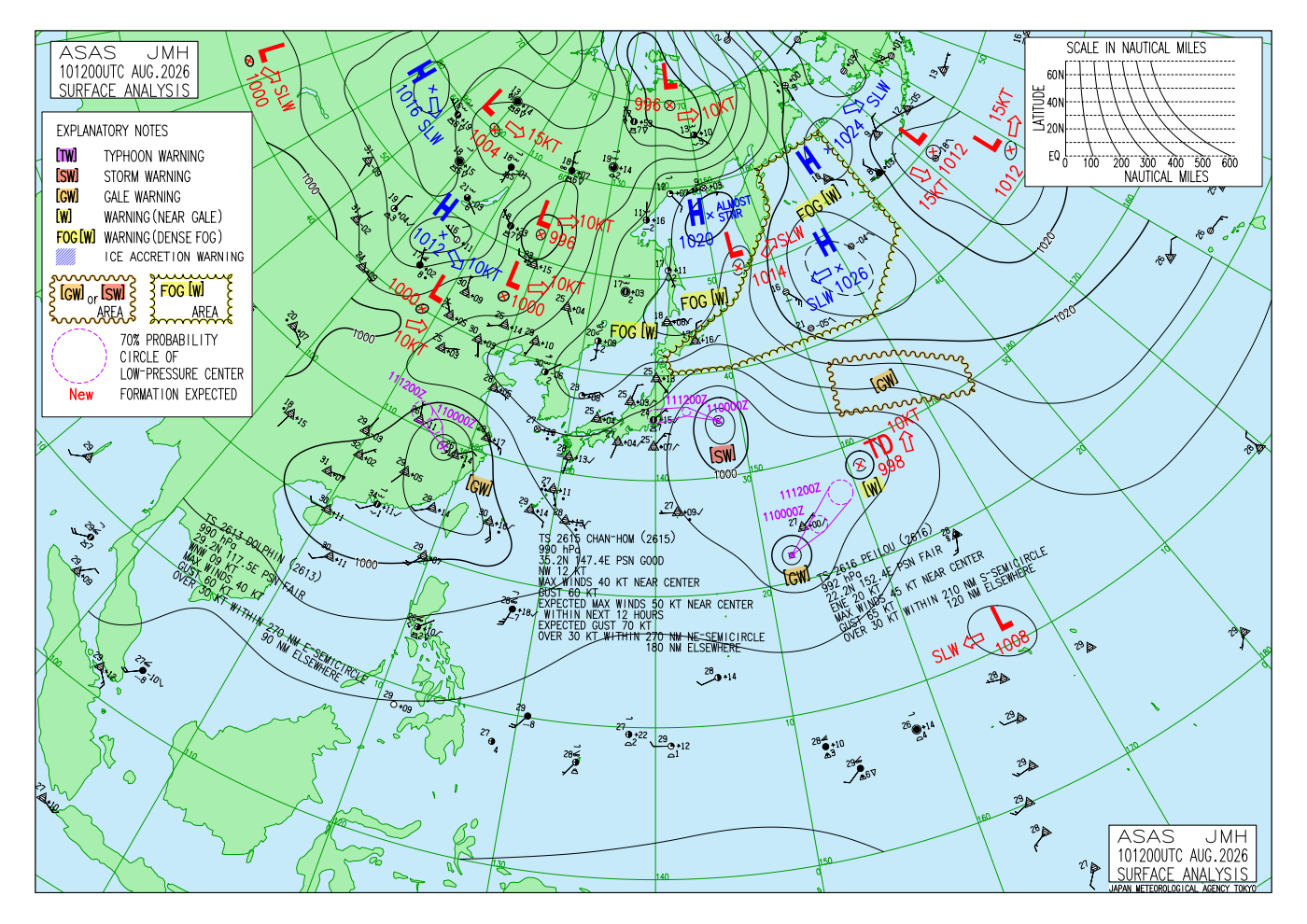 アジア地上実況 ASAS（最新）